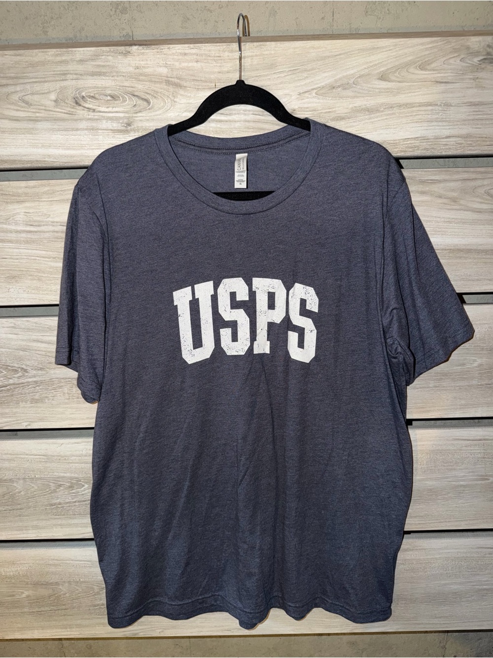 Bella Canvas Navy Short Sleeve USPS Logo Tee